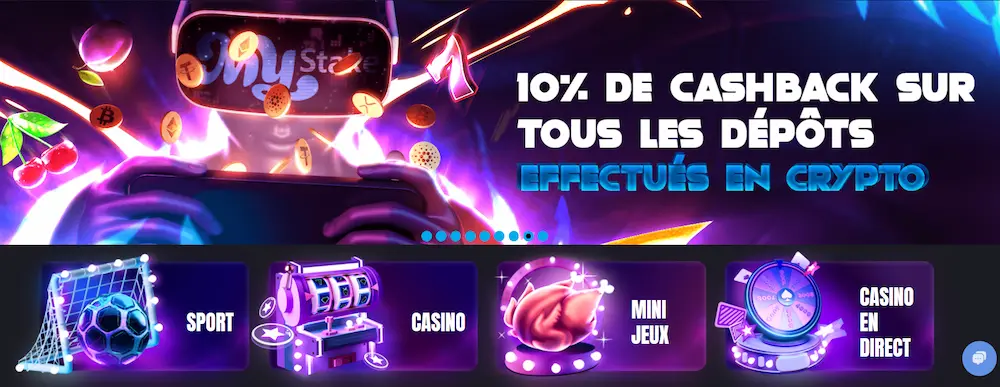 My Stake Casino France bonus